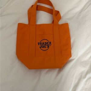 Vibrant Orange Trader Joe's Tote